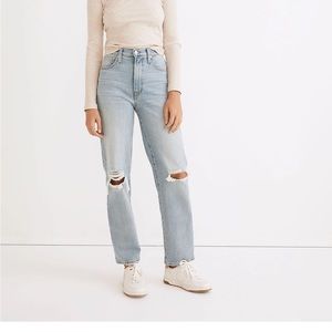 Madewell Perfect Vintage Straight Jean NWT